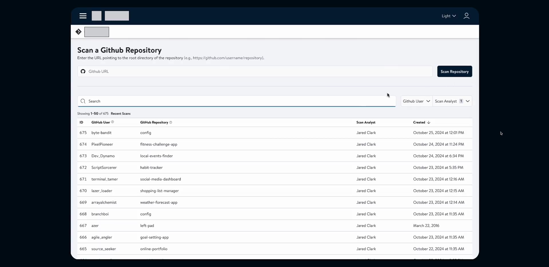 Walmart Information Security project demo